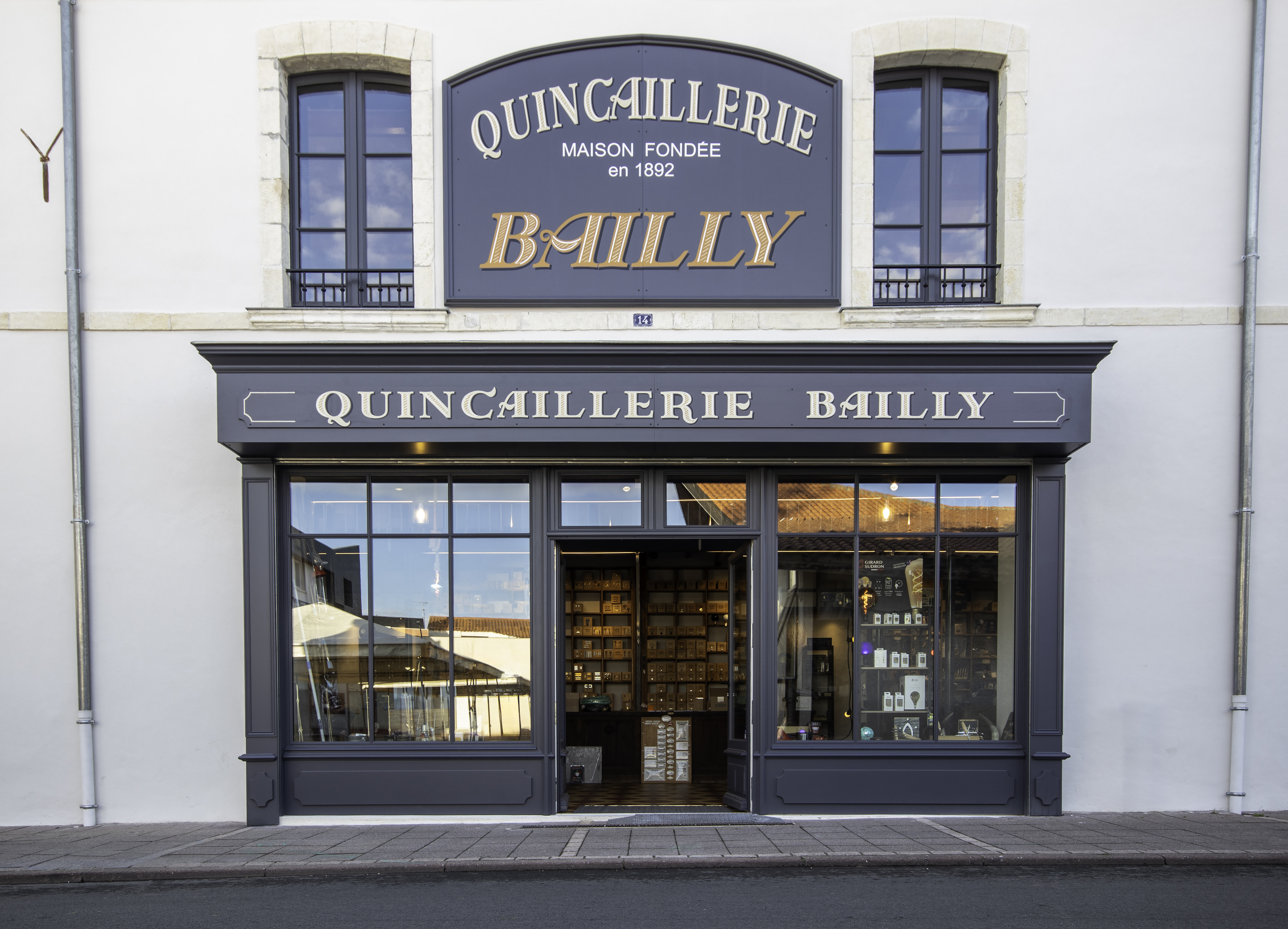 Vue du magasin QUINCAILLERIE BAILLY Challans - Magasin historique (Vendée)